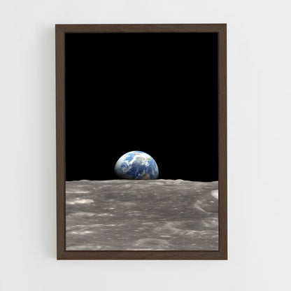 ap-earth rise-1 cadre Bois foncé