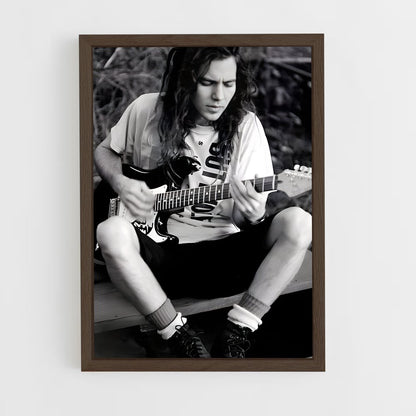ap-eddie vedder-1 cadre Bois foncé