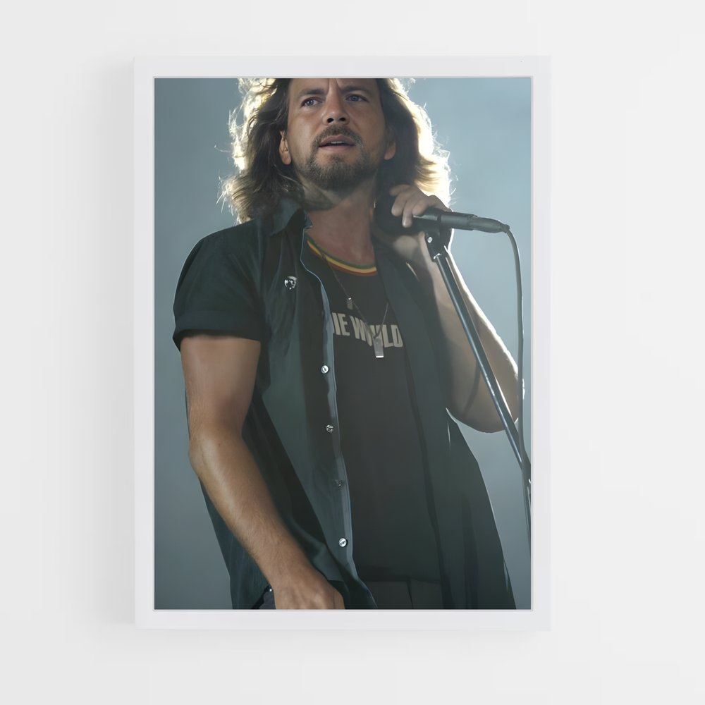 ap-eddie vedder-3 cadre Blanc