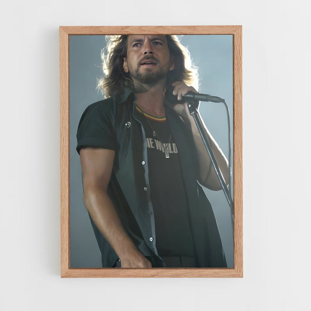 ap-eddie vedder-3 cadre Bois clair