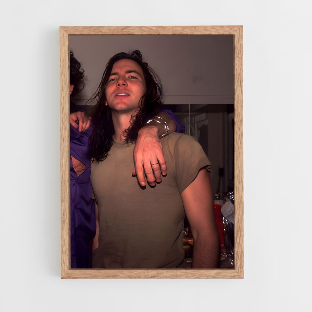 ap-eddie vedder-4 cadre Bois clair