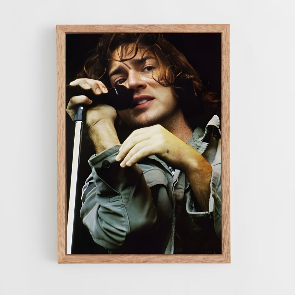 ap-eddie vedder-8 cadre Bois clair