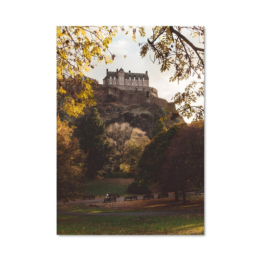 Poster Château d'Édimbourg en Automne