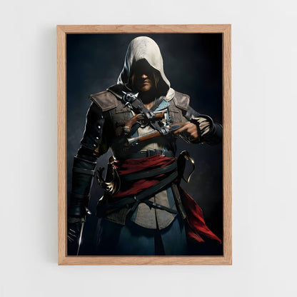 ap-edward kenway-1 cadre Bois clair