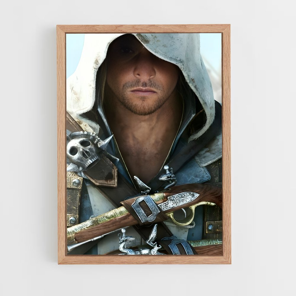 ap-edward kenway-6 cadre Bois clair
