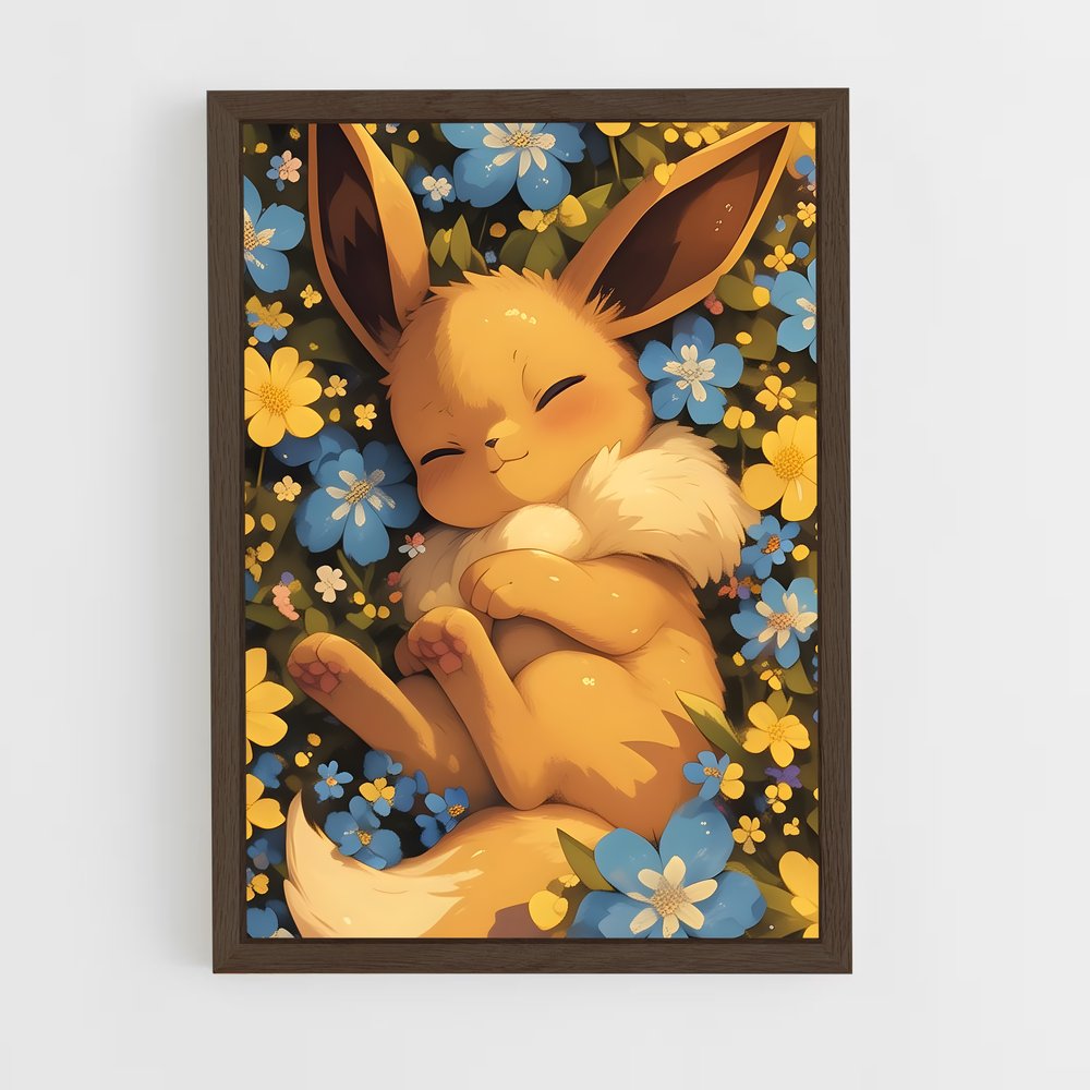 ap-eevee-8 cadre Bois foncé