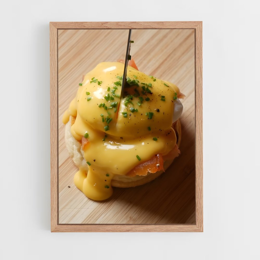 ap-eggs benedict-2 cadre Bois clair