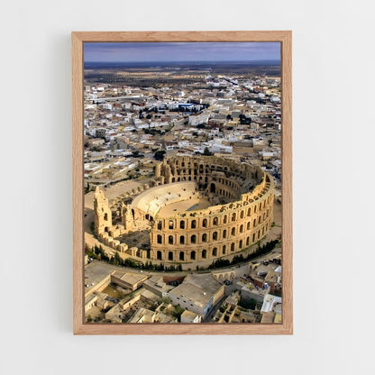 ap-el djem amphitheatre-1 cadre Bois clair