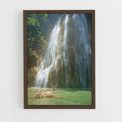 ap-el limon waterfall-3 cadre Bois foncé