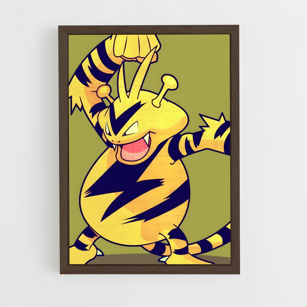 ap-electabuzz-2 cadre Bois foncé