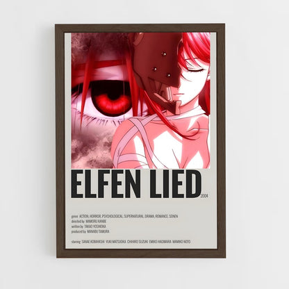 ap-elfen lied-1 cadre Bois foncé