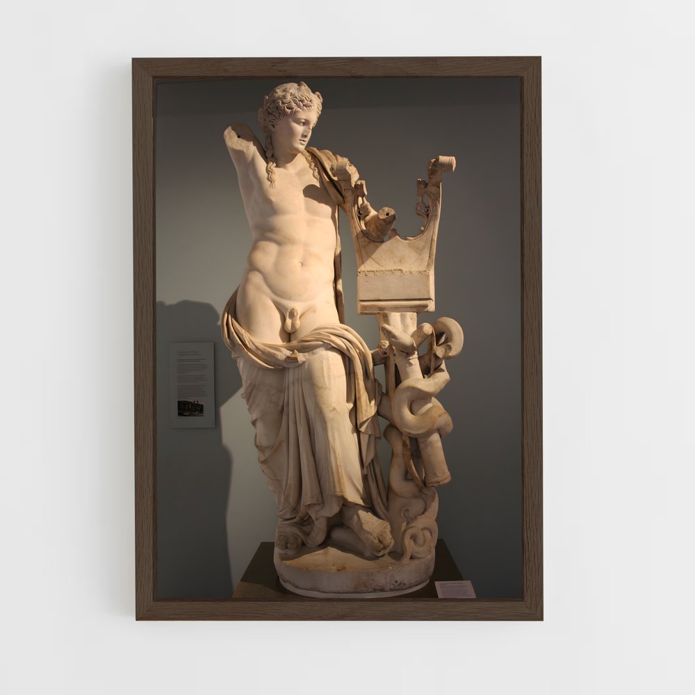 ap-elgin marbles-4 cadre Bois foncé