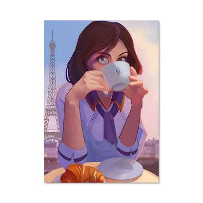 Poster Elizabeth au Café de la Tour