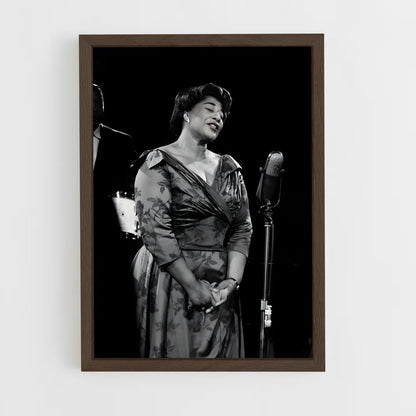 ap-ella fitzgerald-1 cadre Bois foncé