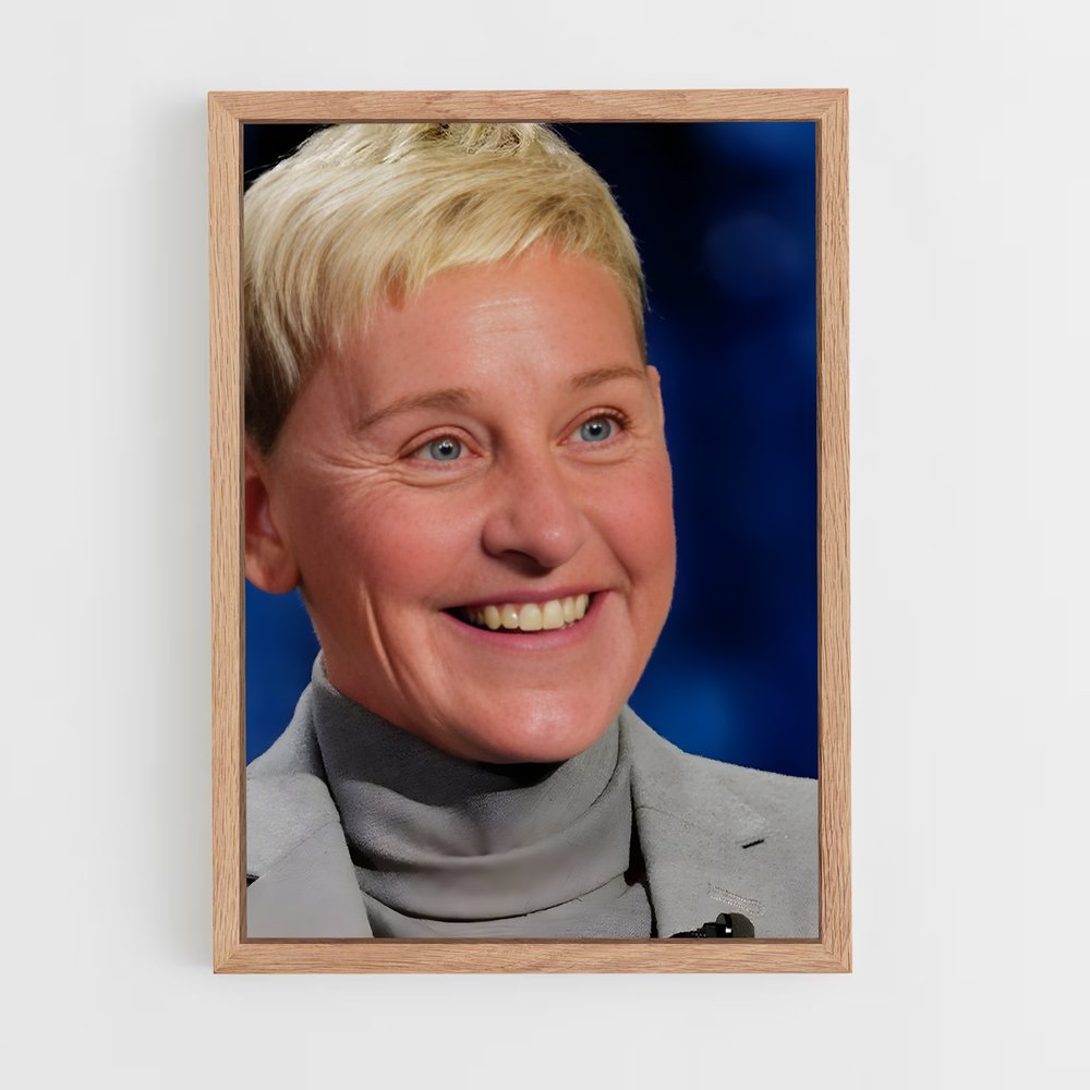 ap-ellen degeneres-5 cadre Bois clair