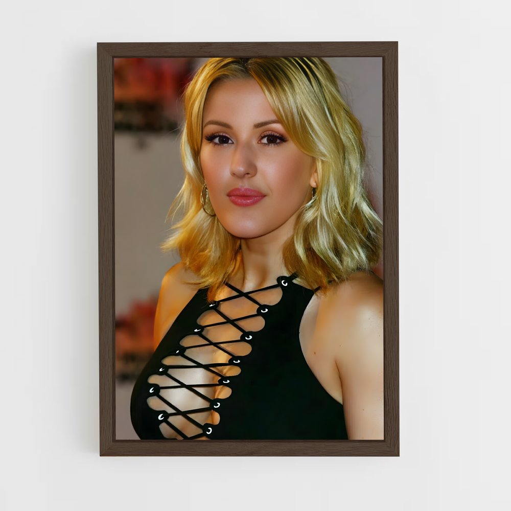 ap-ellie goulding-2 cadre Bois foncé
