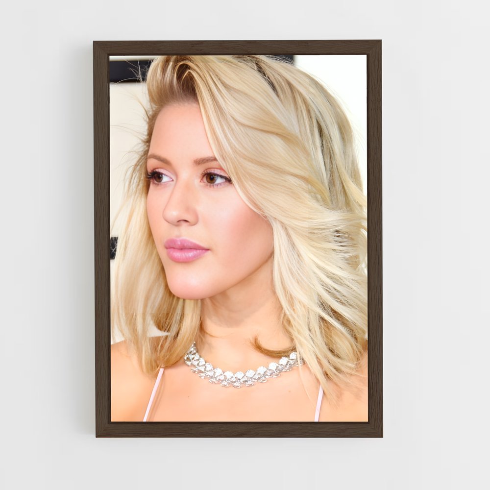 ap-ellie goulding-4 cadre Bois foncé