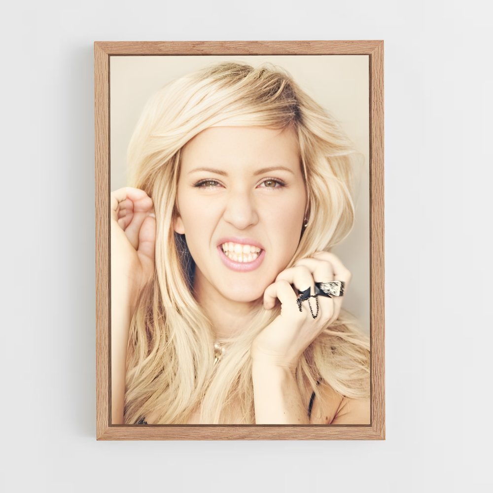 ap-ellie goulding-6 cadre Bois clair
