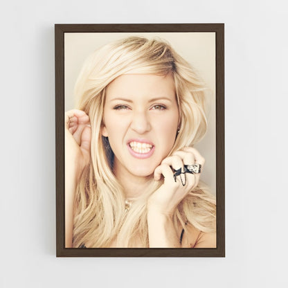 ap-ellie goulding-6 cadre Bois foncé