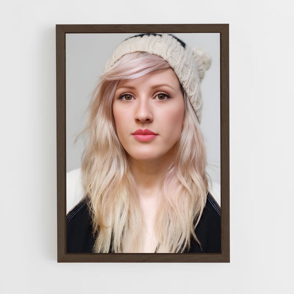 ap-ellie goulding-7 cadre Bois foncé