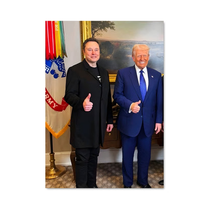Poster Trump & Musk: Oval Office Chronicles