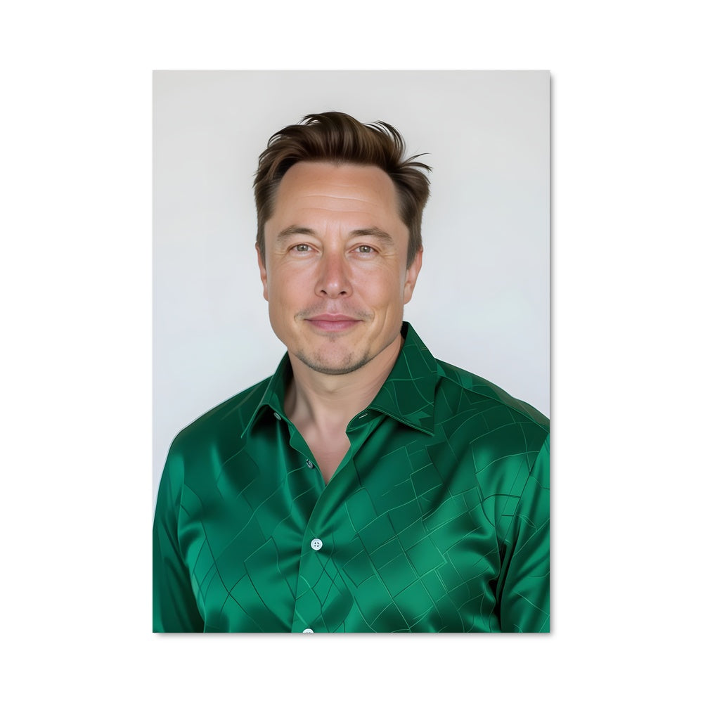 Poster Visionnaire en Vert