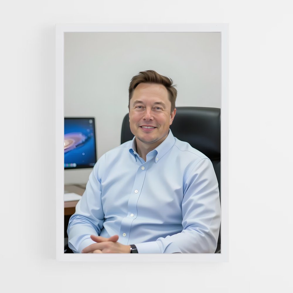 ap-elon musk-2 cadre Blanc