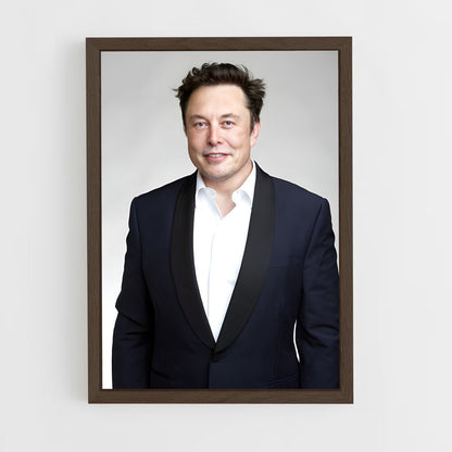ap-elon musk-3 cadre Bois foncé