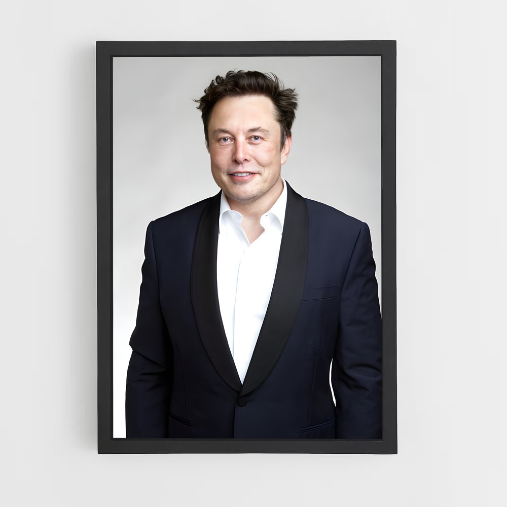 ap-elon musk-3 cadre Noir