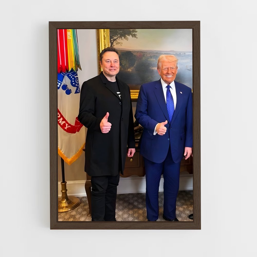 ap-elon musk-5 cadre Bois foncé
