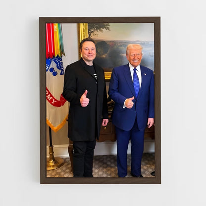 ap-elon musk-5 cadre Bois foncé