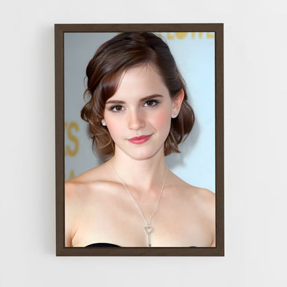 ap-emma watson-7 cadre Bois foncé