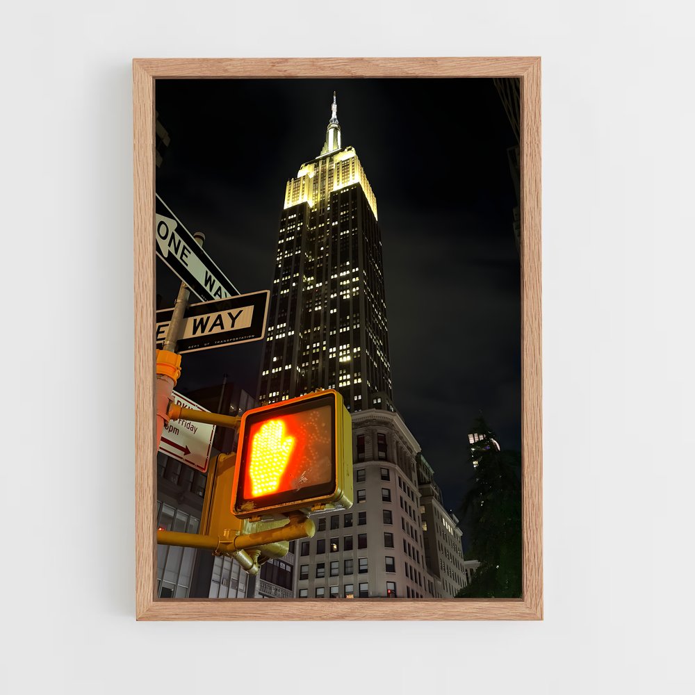 ap-empire state building-16 cadre Bois clair