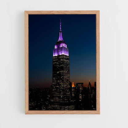 ap-empire state building-19 cadre Bois clair