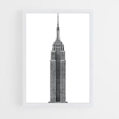 ap-empire state building-20 cadre Blanc