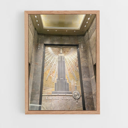 ap-empire state building-7 cadre Bois clair