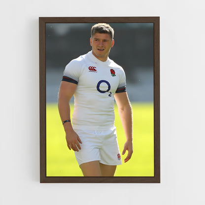 ap-england national rugby team-9 cadre Bois foncé