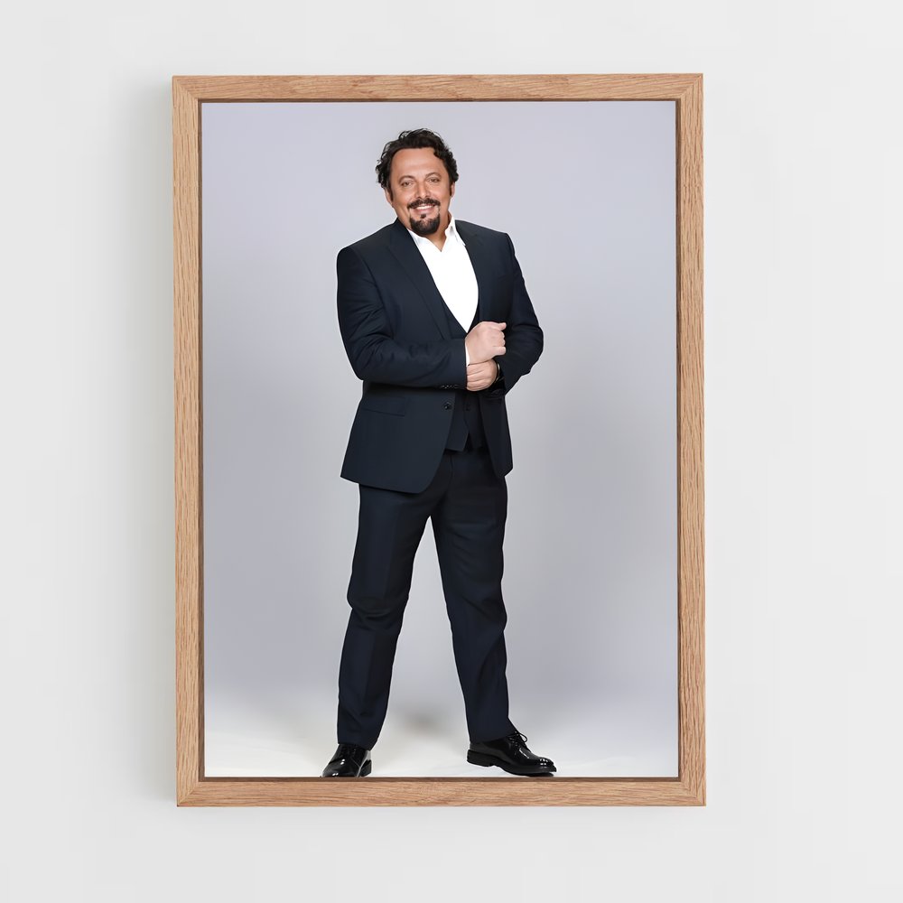 ap-enrico brignano-2 cadre Bois clair
