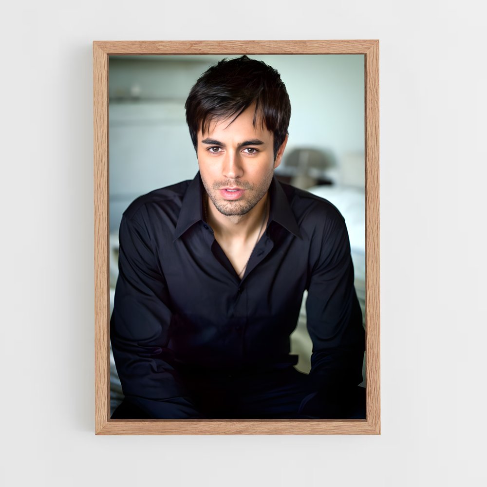 ap-enrique iglesias-4 cadre Bois clair