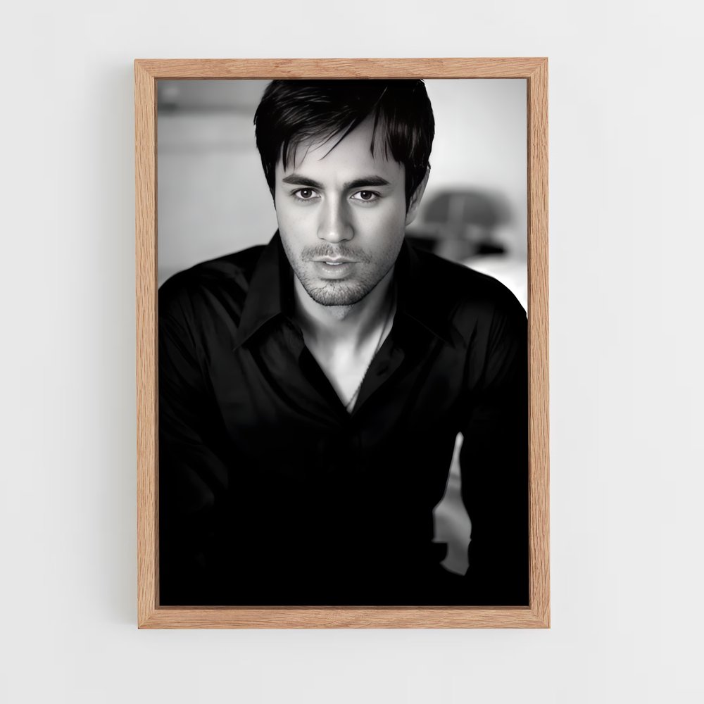 ap-enrique iglesias-7 cadre Bois clair
