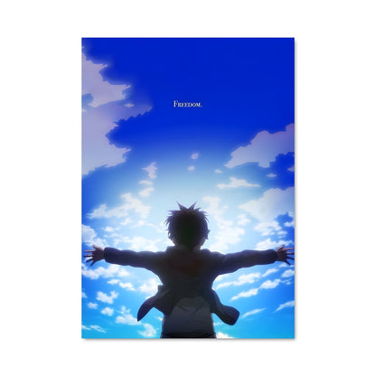 Poster Eren au Ciel Bleu