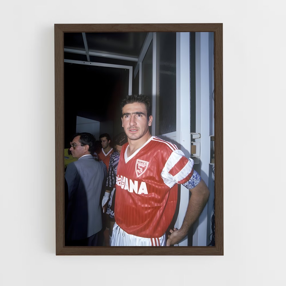 ap-eric cantona-7 cadre Bois foncé
