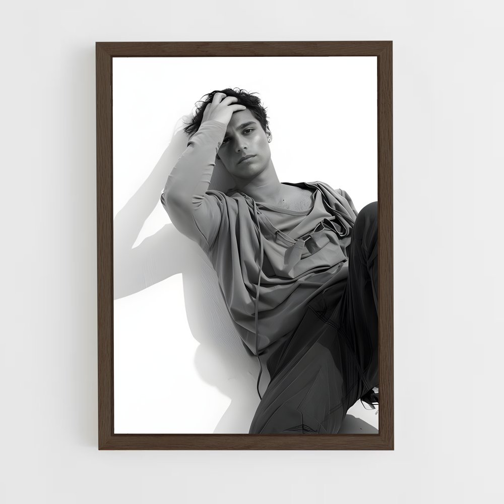 ap-eric saade-8 cadre Bois foncé