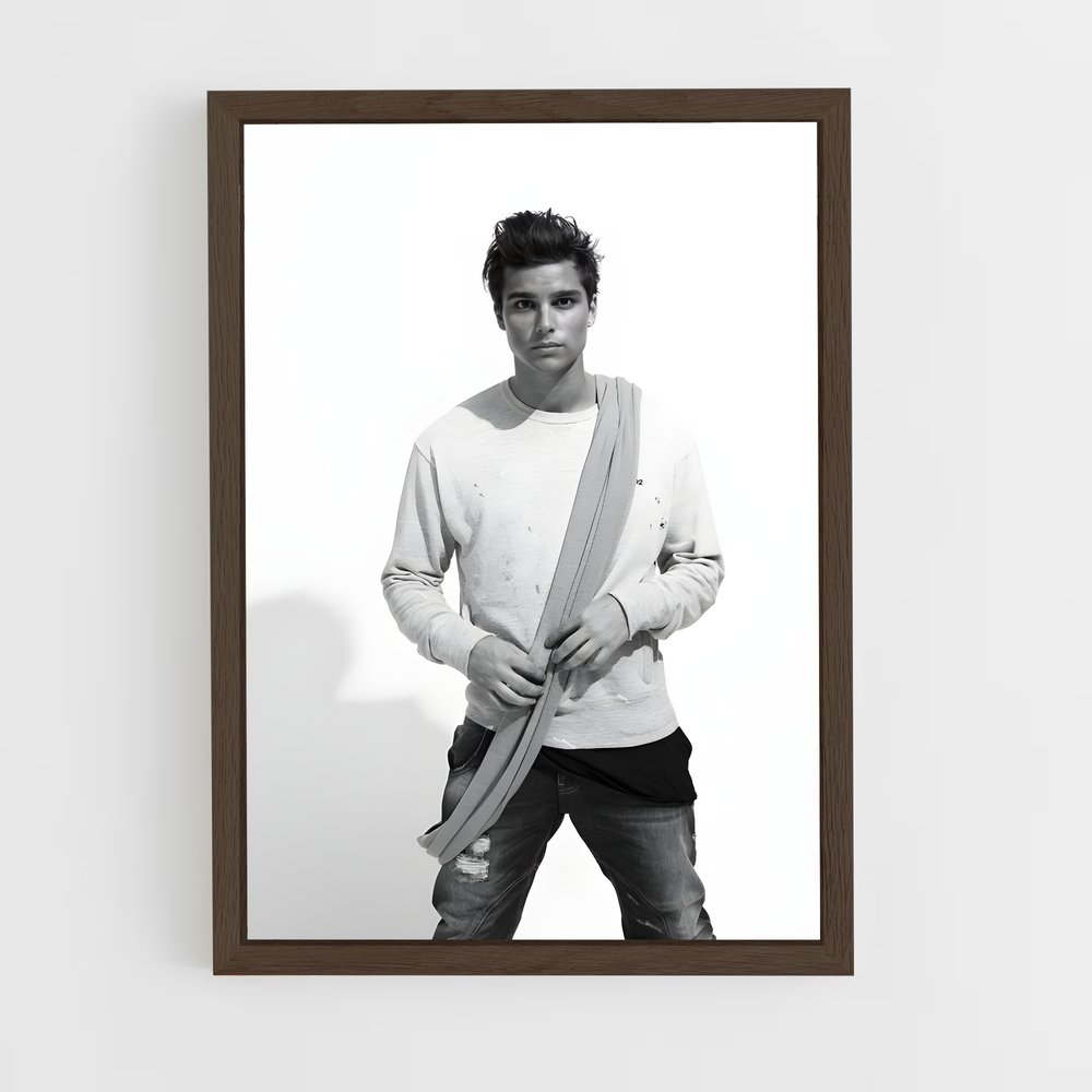 ap-eric saade-9 cadre Bois foncé