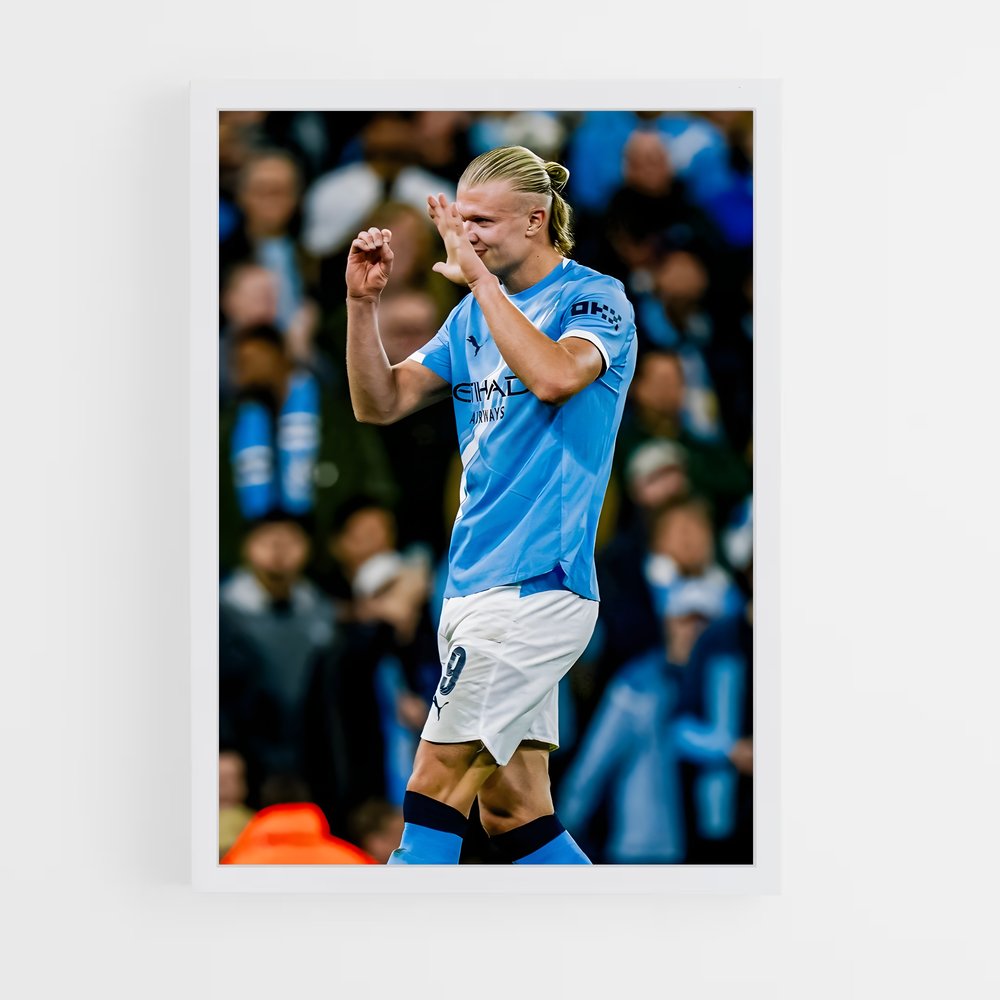 ap-erling haaland-6 cadre Blanc