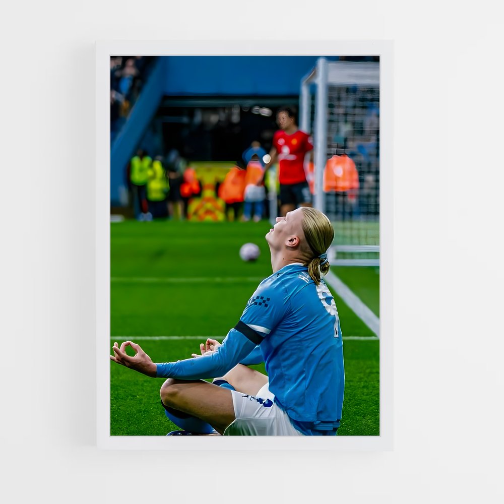 ap-erling haaland-8 cadre Blanc