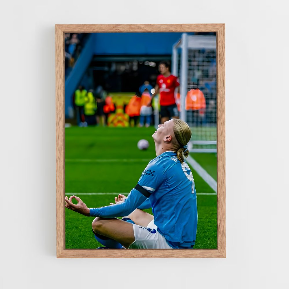 ap-erling haaland-8 cadre Bois clair