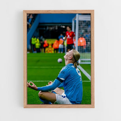 ap-erling haaland-8 cadre Bois clair