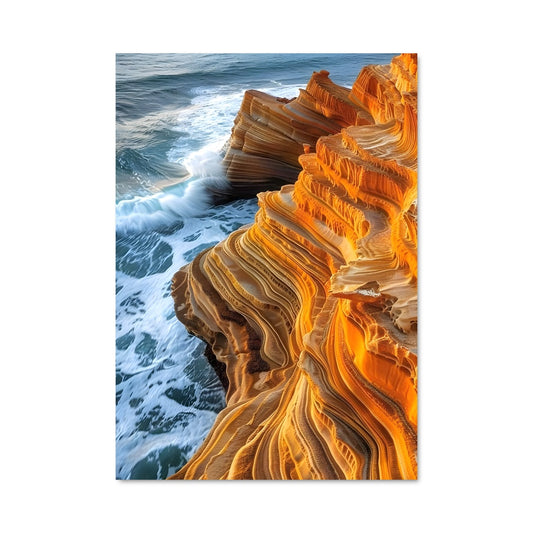 Poster Érosion Crépusculaire