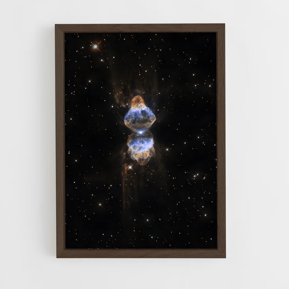 ap-eskimo nebula-3 cadre Bois foncé